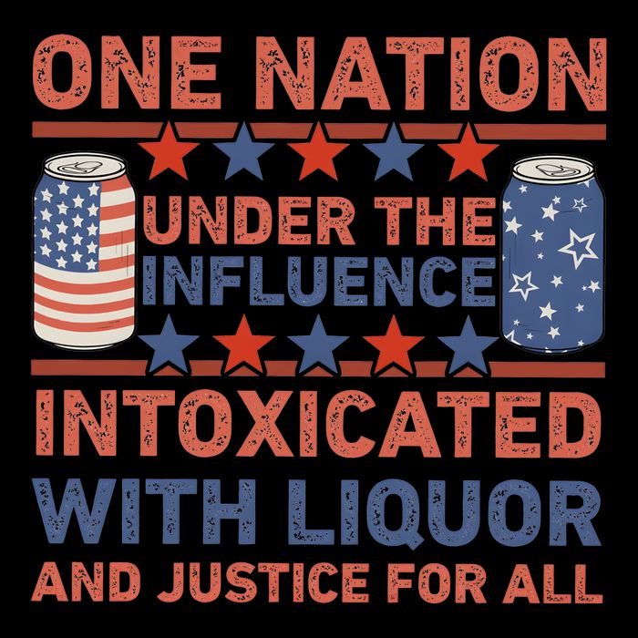 One Nation Under The Influence 4th Of July Intoxicated With Liquor Backpack