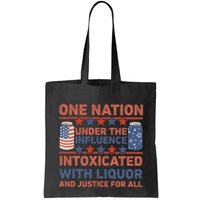 One Nation Under The Influence 4th Of July Intoxicated With Liquor Bag