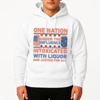 One Nation Under The Influence 4th Of July Intoxicated With Liquor Hoodie