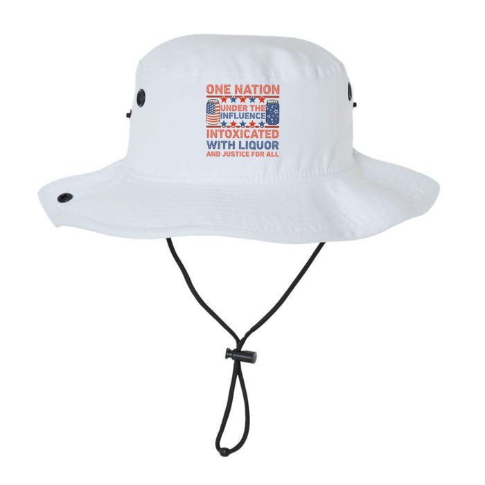 One Nation Under The Influence 4th Of July Intoxicated With Liquor Bucket Hat