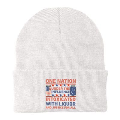 One Nation Under The Influence 4th Of July Intoxicated With Liquor Beanie