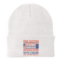 One Nation Under The Influence 4th Of July Intoxicated With Liquor Beanie