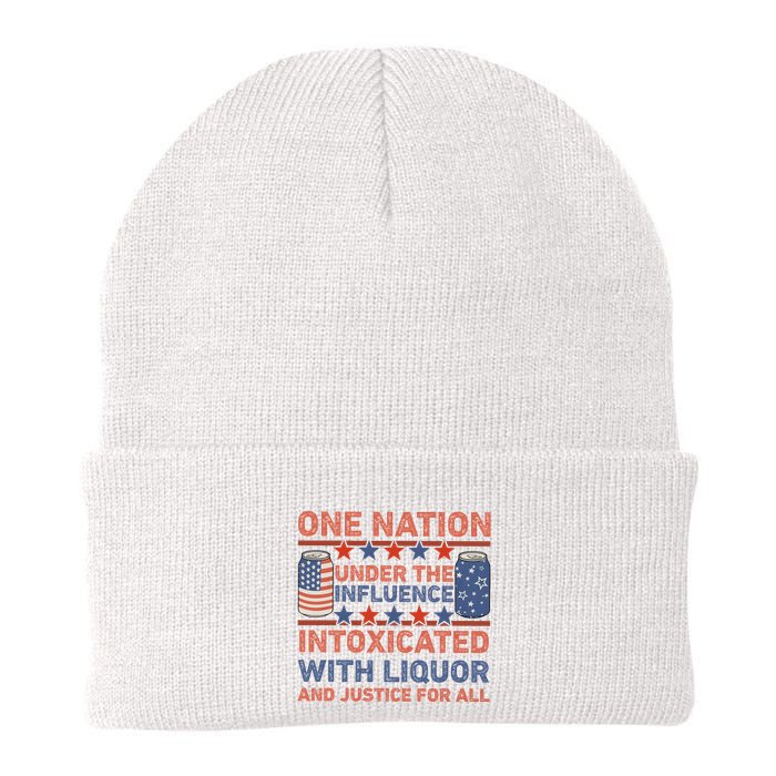 One Nation Under The Influence 4th Of July Intoxicated With Liquor Beanie