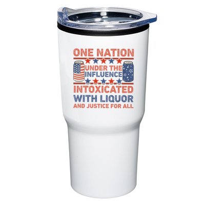 One Nation Under The Influence 4th Of July Intoxicated With Liquor Tumbler