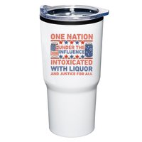 One Nation Under The Influence 4th Of July Intoxicated With Liquor Tumbler
