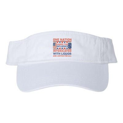 One Nation Under The Influence 4th Of July Intoxicated With Liquor Visor