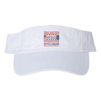 One Nation Under The Influence 4th Of July Intoxicated With Liquor Visor