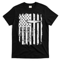 One Nation Under God Grunge Distressed USA American Flag T-Shirt