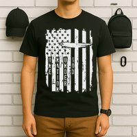 One Nation Under God Grunge Distressed USA American Flag T-Shirt