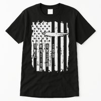 One Nation Under God Grunge Distressed USA American Flag Tall T-Shirt
