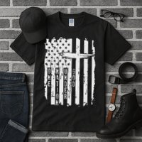 One Nation Under God Grunge Distressed USA American Flag Tall T-Shirt