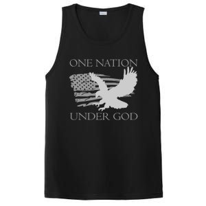 One Nation Under God American Patriots Gift PosiCharge Competitor Tank