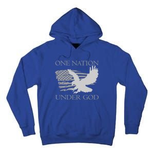 One Nation Under God American Patriots Gift Tall Hoodie