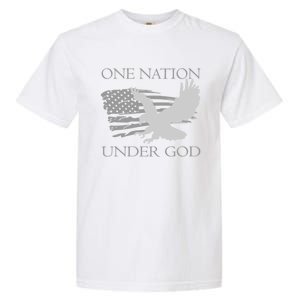 One Nation Under God American Patriots Gift Garment-Dyed Heavyweight T-Shirt