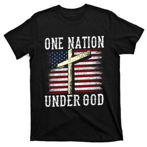 One Nation Under God America American Us Usa Patriotic Us T-Shirt