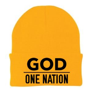 One Nation Under God Usa Creative Design Gift Knit Cap Winter Beanie