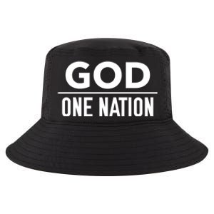 One Nation Under God Usa Creative Design Gift Cool Comfort Performance Bucket Hat