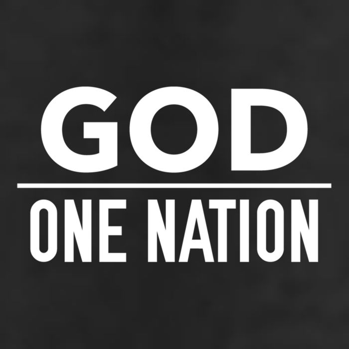 One Nation Under God Usa Creative Design Gift 7 Panel Mesh Trucker Snapback Hat
