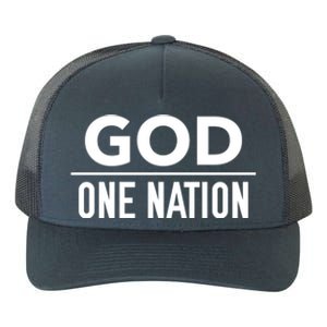 One Nation Under God Usa Creative Design Gift Yupoong Adult 5-Panel Trucker Hat