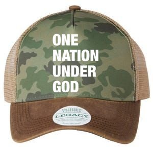 One Nation Under God Bold Design Gift Legacy Tie Dye Trucker Hat