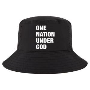 One Nation Under God Bold Design Gift Cool Comfort Performance Bucket Hat