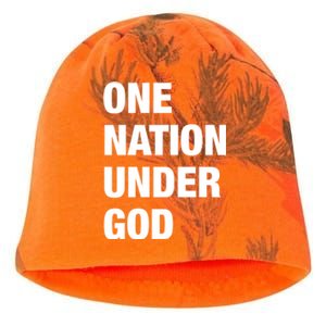 One Nation Under God Bold Design Gift Kati - Camo Knit Beanie