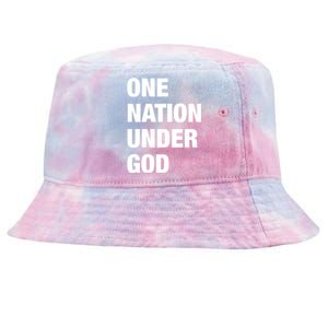 One Nation Under God Bold Design Gift Tie-Dyed Bucket Hat