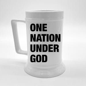 One Nation Under God Bold Design Gift Beer Stein