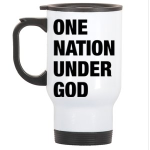 One Nation Under God Bold Design Gift Stainless Steel Travel Mug