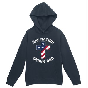 One Nation Under God Patriotic Christian Meaningful Gift Urban Pullover Hoodie