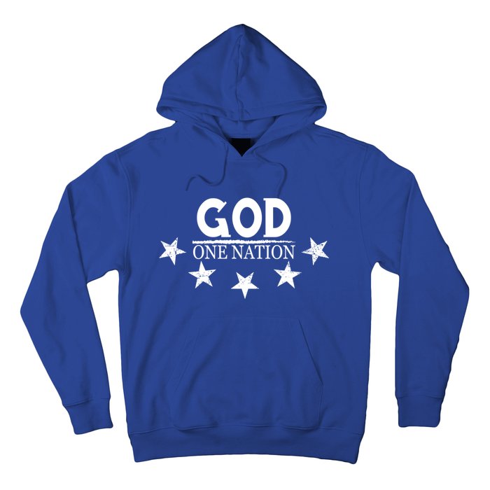 One Nation Under God Proud American Patriotic Cute Gift Hoodie