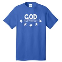 One Nation Under God Proud American Patriotic Cute Gift Tall T-Shirt