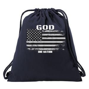 One Nation Under God Drawstring Bag