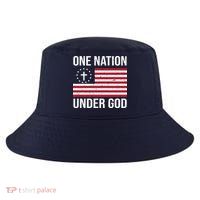 One Nation Under God American Christian Flag Cool Comfort Performance Bucket Hat