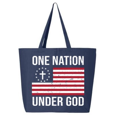 One Nation Under God American Christian Flag 25L Jumbo Tote