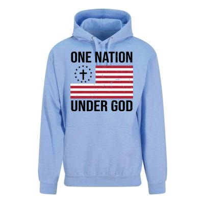 One Nation Under God American Christian Flag Unisex Surf Hoodie