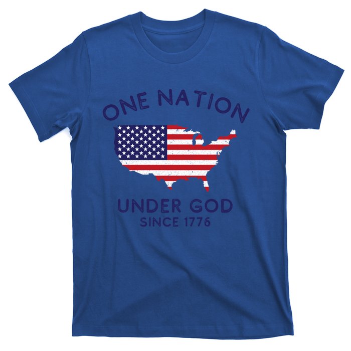 One Nation Under God Since 1776 Patriotic American July 4th Meaningful Gift T-Shirt