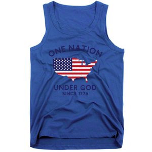 One Nation Under God Since 1776 Patriotic American July 4th Meaningful Gift Tank Top