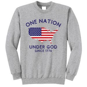 One Nation Under God Since 1776 Patriotic American July 4th Sweatshirt