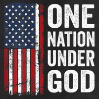 One Nation Under God Patriotic Christian Usa Flag Cool Comfort Performance Bucket Hat