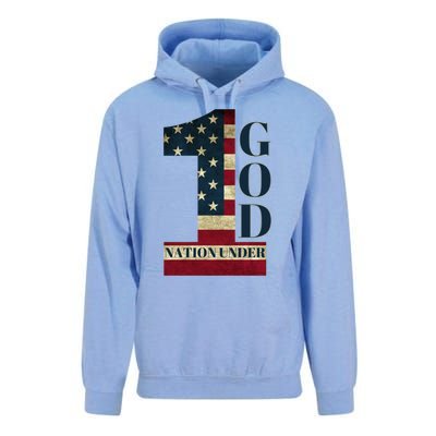 One Nation Under God Patriotic Gift Unisex Surf Hoodie