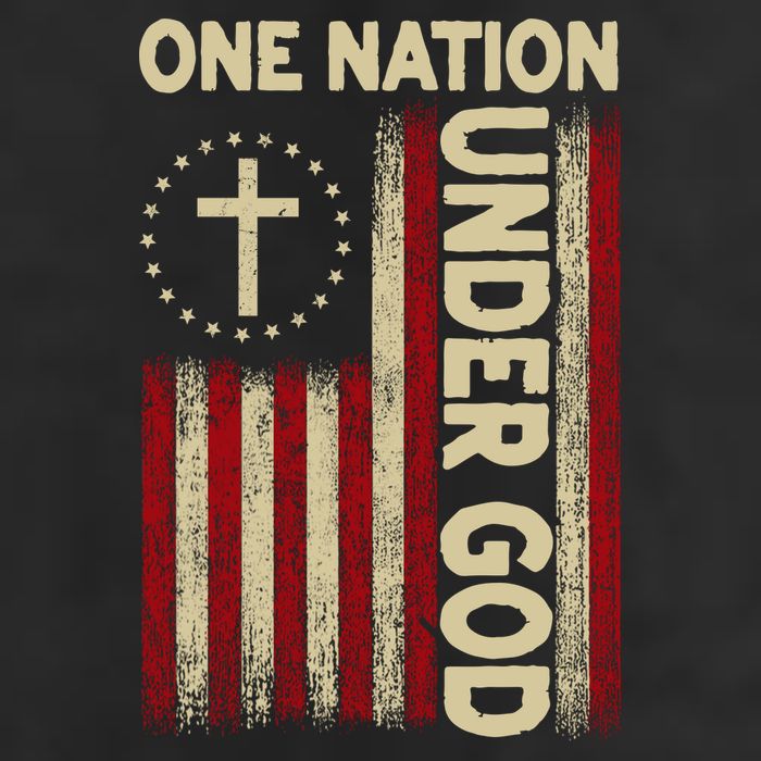 One Nation Under God Flag 4th Of July Patriotic Christian  Adult Drive Performance Visor