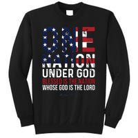 One Nation Under God Blessed Is The Nation Whose God Sweatshirt