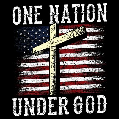 One Nation Under God America American Us Usa Patriotic Us T-Shirt