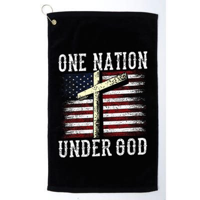 One Nation Under God America American Us Usa Patriotic Us Golf Towel