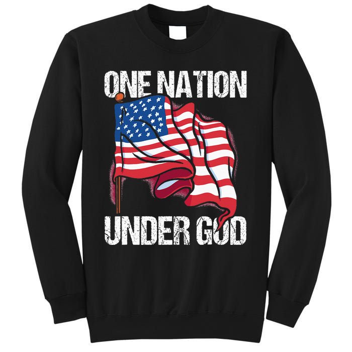 One Nation Under God American Usa Us America Patriotic Us Sweatshirt