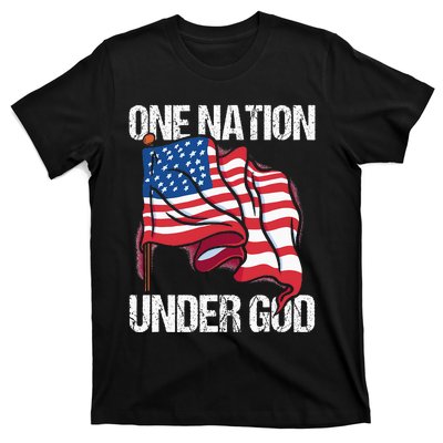 One Nation Under God American Usa Us America Patriotic Us T-Shirt