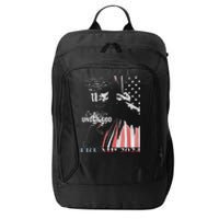 One Nation Under God Trump 2024 God American Flag City Backpack