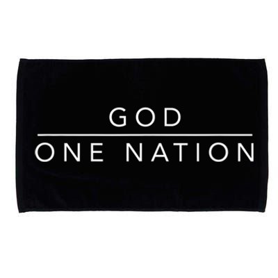 One Nation Under God Line Art Patriotic Christian Microfiber Hand Towel