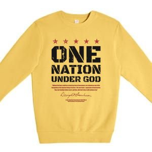 One Nation Under God Dwight Eisenhower Premium Crewneck Sweatshirt